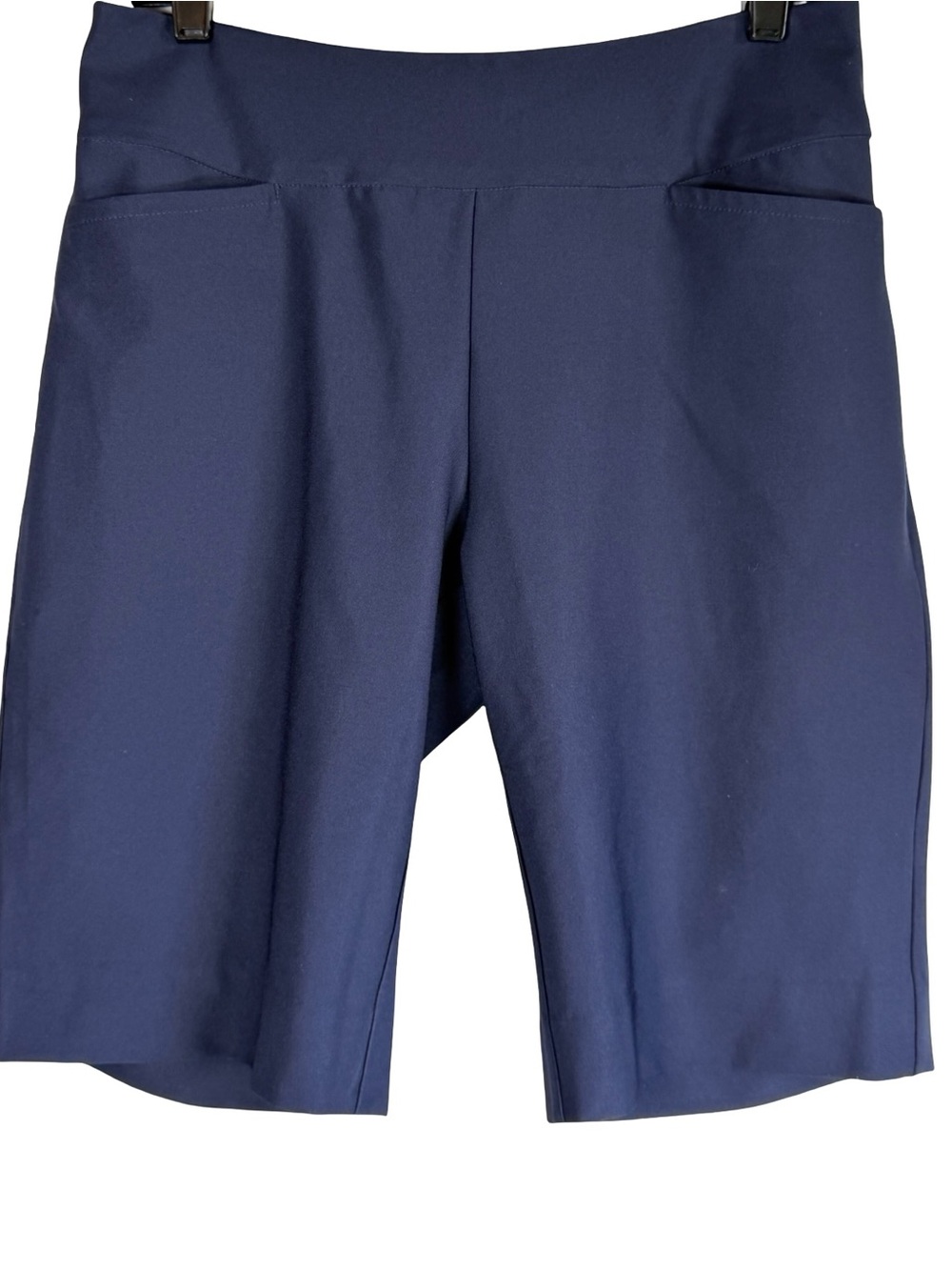 Tail Women’s Navy Blue Stretch Pull On Bermuda Golf Shorts Size 10